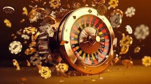 Spin result with lightning-struck number highlighted and multiplied payout calculated